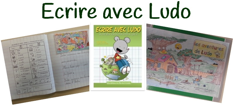 Page De Garde Cahier De Production D'écrit Ludo Cp Ecrire avec Ludo