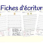 Fiches d’entraînement d’écriture cursive