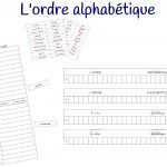 L’ordre alphabétique