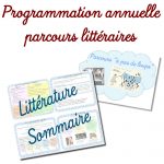 Programmation annuelle de parcours littéraires