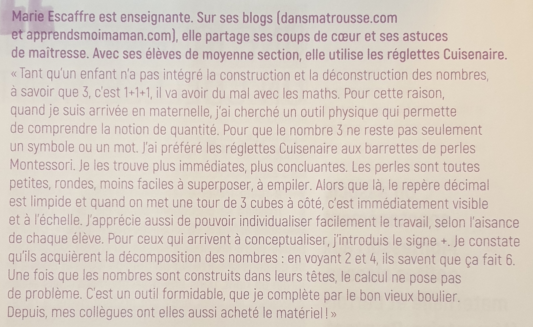 La Méthode Cuisenaire Et 120 Fiches